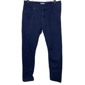 Boglioli Men's Washed Blue Cotton 5-Pocket Pants 34x30 $460